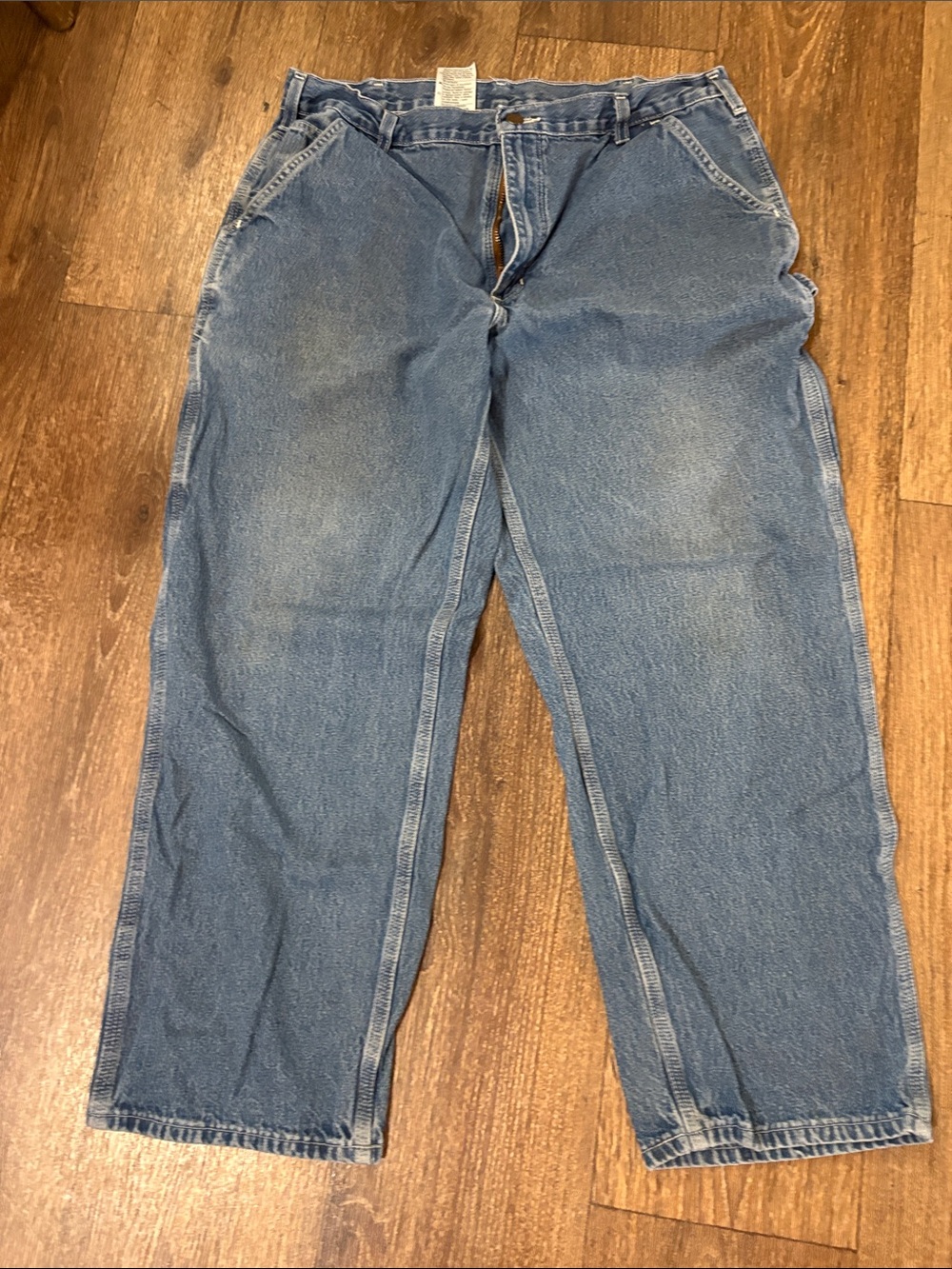 Carhartt Men's Relaxed Fit Blue Denim Jeans